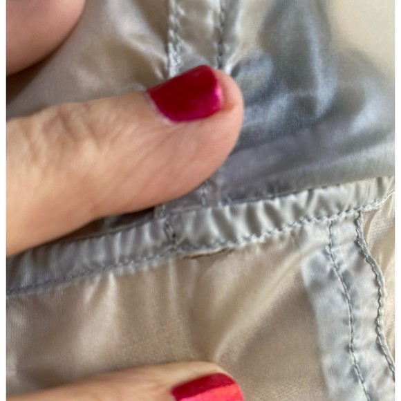 NWT Montiel Clear Effortless Hoodie Zip Front Trench Size S Flawed - Picture 6 of 14